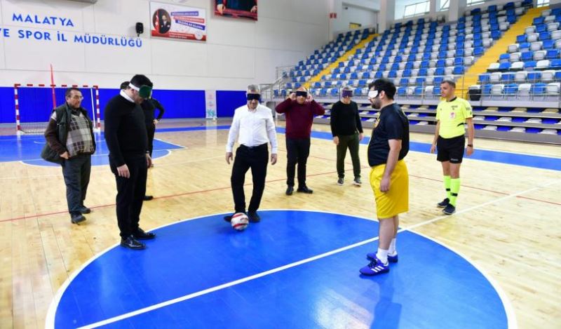 Görme Engelliler İle Futbol Maç Oynandı, Farkındalık Oluşturuldu