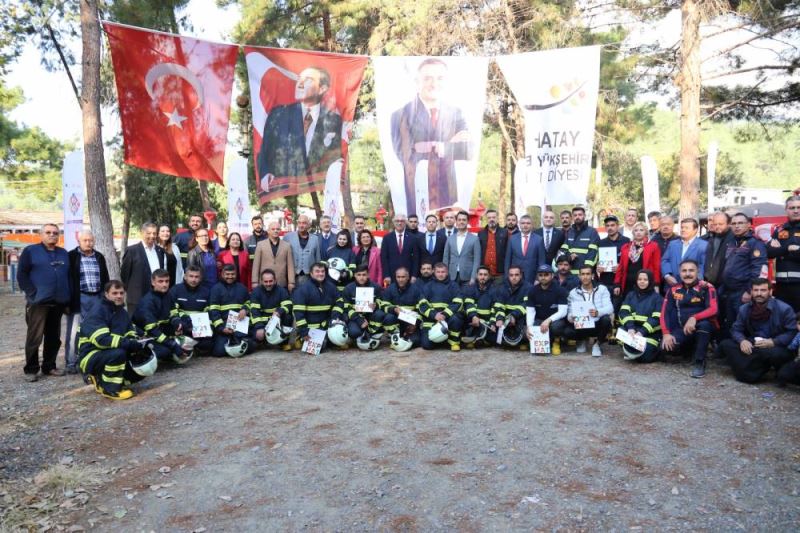 GÖNÜLLÜ İTFAİYECİLİK PROJESİNE ERZİN DE KATILDI