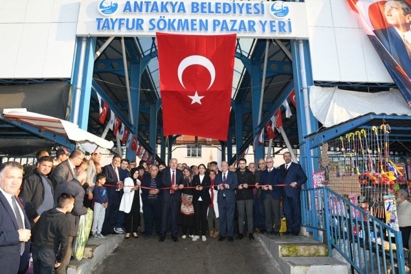TAYFUR SÖKMEN SEMT PAZARI RESMİ AÇILIŞ TÖRENİNDE KONUŞAN BAŞKAN YILMAZ;  “YAPTIKLARIMIZ YAPACAKLARIMIZIN TEMİNATIDIR”