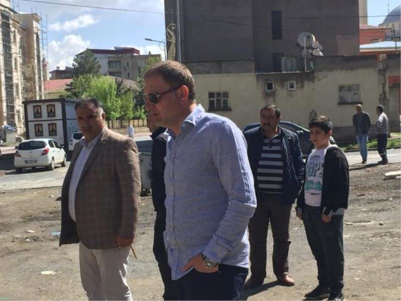 İlçe Merkezimize yeni yapılacak olan Taziye Evinin Temelleri Bugün itibari ile atıldı.Belediye Başkanımız Sayın Tayyar ÖZCAN,Çalışmaları yerinde denetledi.