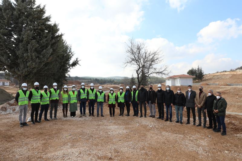 BAŞKAN ŞAHİN VADİ ALLEBEN ÇALIŞMALARINI İNCELEDİ