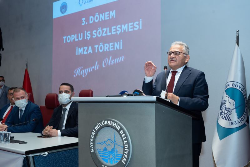 Büyükşehir’de Bayram Havasında Toplu İş Sözleşmesi Töreni