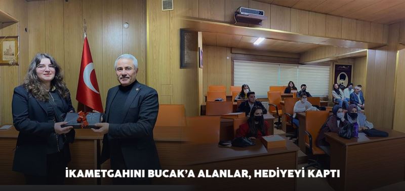 İKAMETGAHINI BUCAK’A ALANLAR, HEDİYEYİ KAPTI