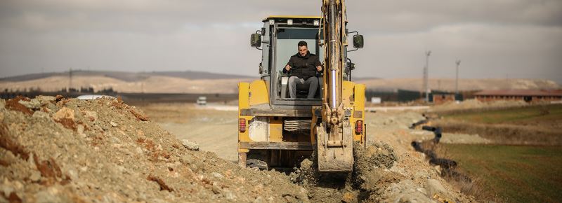 YONCALI’DA YENİ KANALİZASYON HATTI ÇALIŞMASI