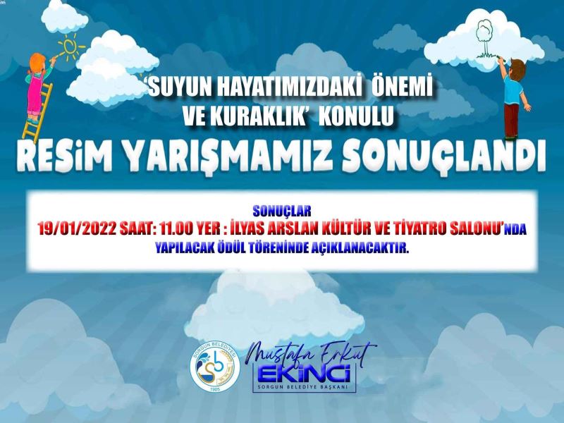 Suyun Hayatımızdaki Önemi ve Kuraklık konulu ödüllü resim yarışmamız sonuçlandı.