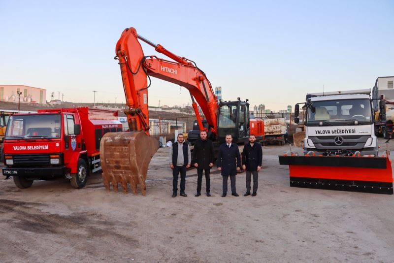 YALOVA BELEDİYESİ ARAÇ ENVANTERİNİ BÜYÜTMEYE DEVAM EDİYOR