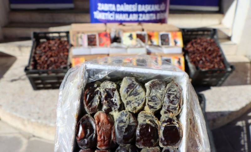 Şanlıurfa’da Zabıtalar 6 Ton Küflenmiş Hurma Ele Geçirdi