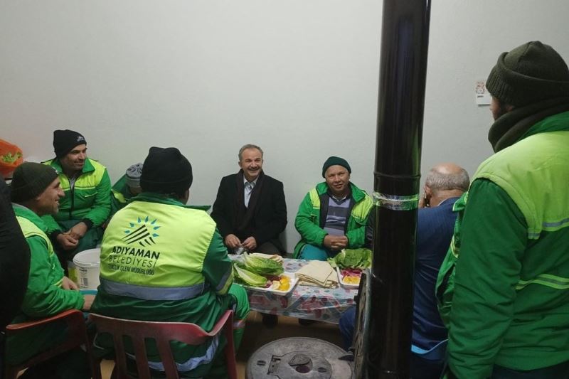 BAŞKANIMIZ, TEMİZLİK İŞLERİ PERSONELİMİZLE BİR ARAYA GELDİ