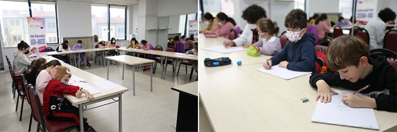 Geleceğin ressamları bu kursta