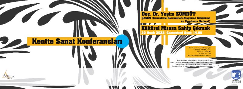 Kentte Sanat Konferansları; “Kültürel Mirasa Sahip Çıkmak”