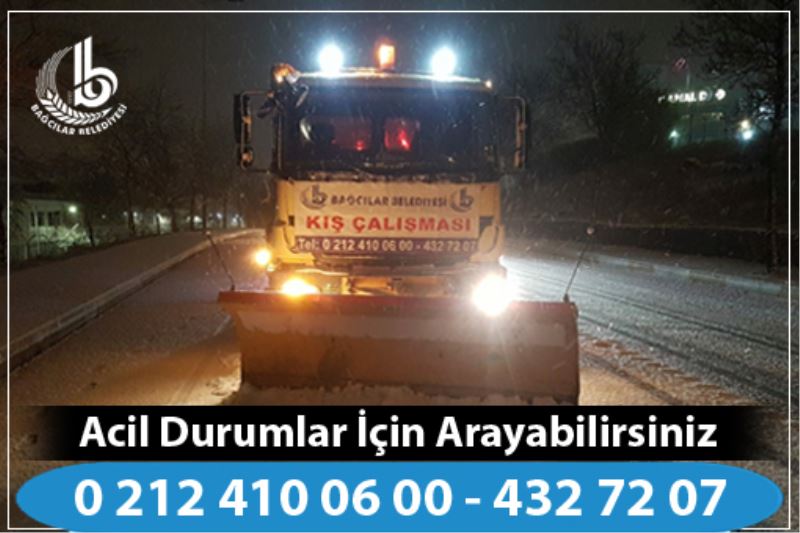 OLAĞANÜSTÜ VE ACİL DURUMLAR İÇİN ARAYABİLİRSİNİZ (KAR YAĞIŞI)