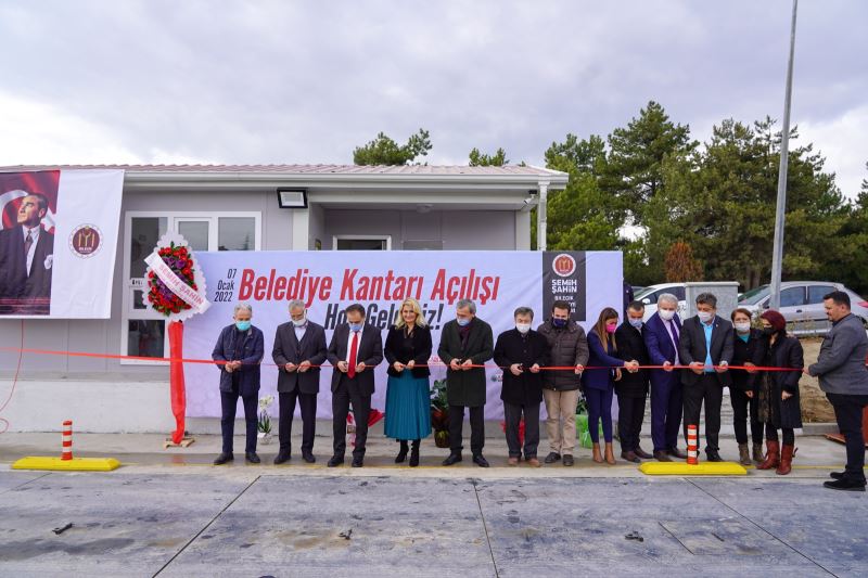 YENİ BELEDİYE KANTARI HİZMETE AÇILDI