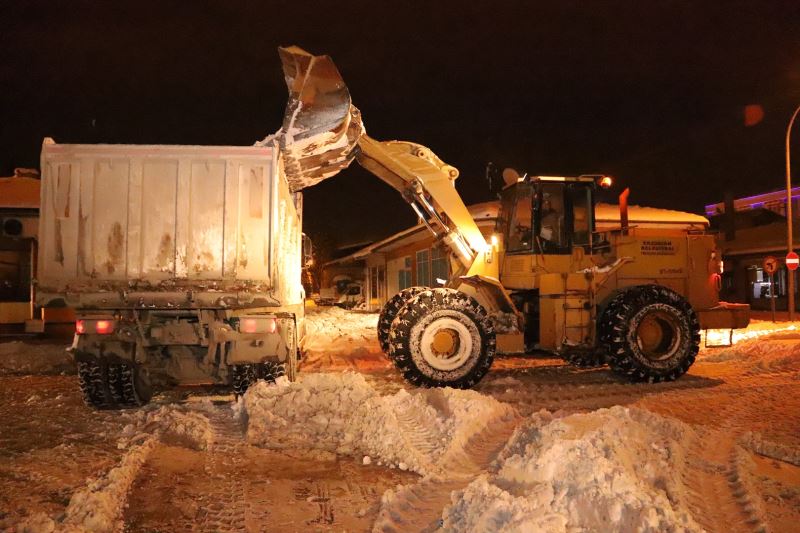 Kar Kütleleri Şehir Merkezi Dışına Taşınıyor