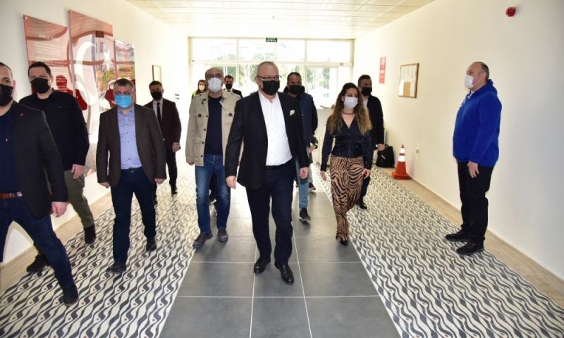 Başkan Ergün Tarık Almış Spor Tesisleri’ni İnceledi