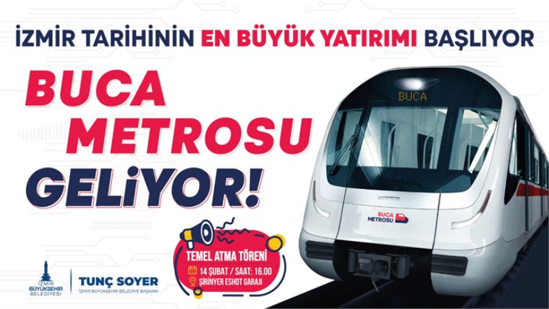 Buca otobüs hatlarına metro töreni için bir günlük düzenleme