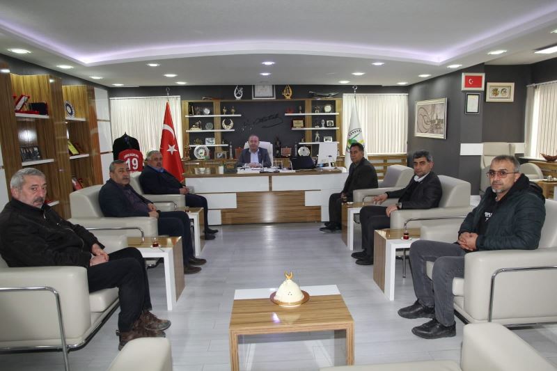 GÜR’DEN BAŞKAN ŞAHİNER’E ZİYARET