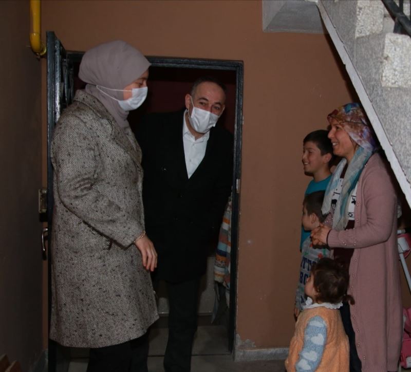 BAŞKANIMIZDAN ÇAT KAPI ZİYARETLER