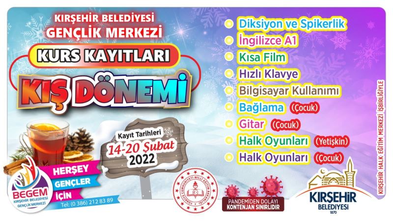 BEGEM KIŞ DÖNEMİ KAYITLARI 20 ŞUBAT’TA SONA ERİYOR!