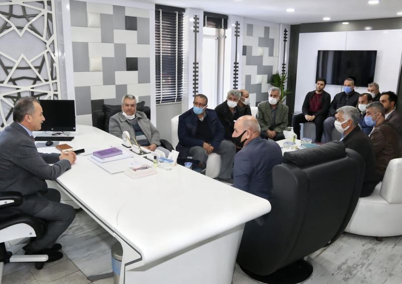 BAŞKANIMIZ, MARA MAHALLESİ MUHTARI VE SAKİNLERİNİ AĞIRLADI