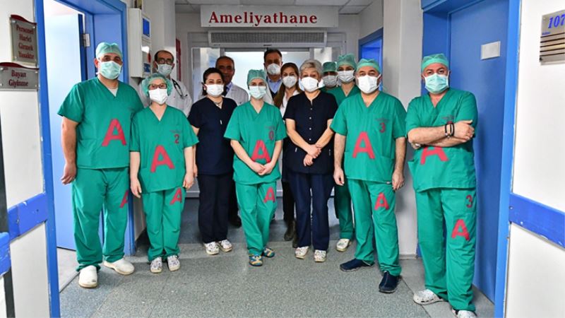 Eşrefpaşa Hastanesi’nin ameliyathanesi yeniden hizmete alındı