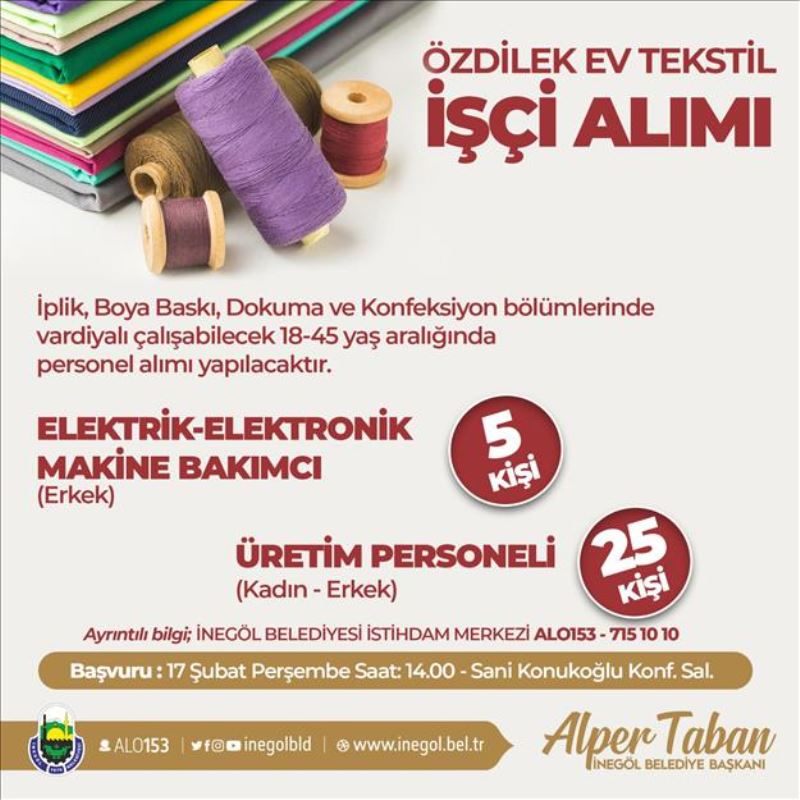 Özdilek 30 Personel Alacak