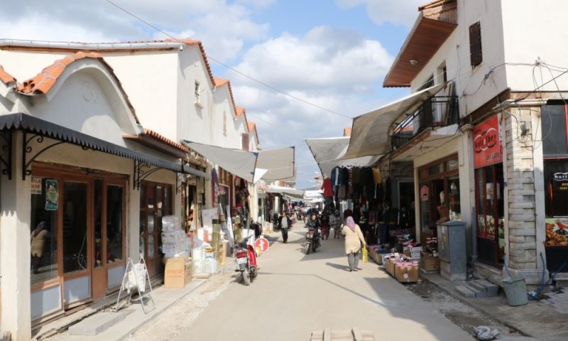 Tarihi Çarşıda Çalışmalar Hızla İlerliyor