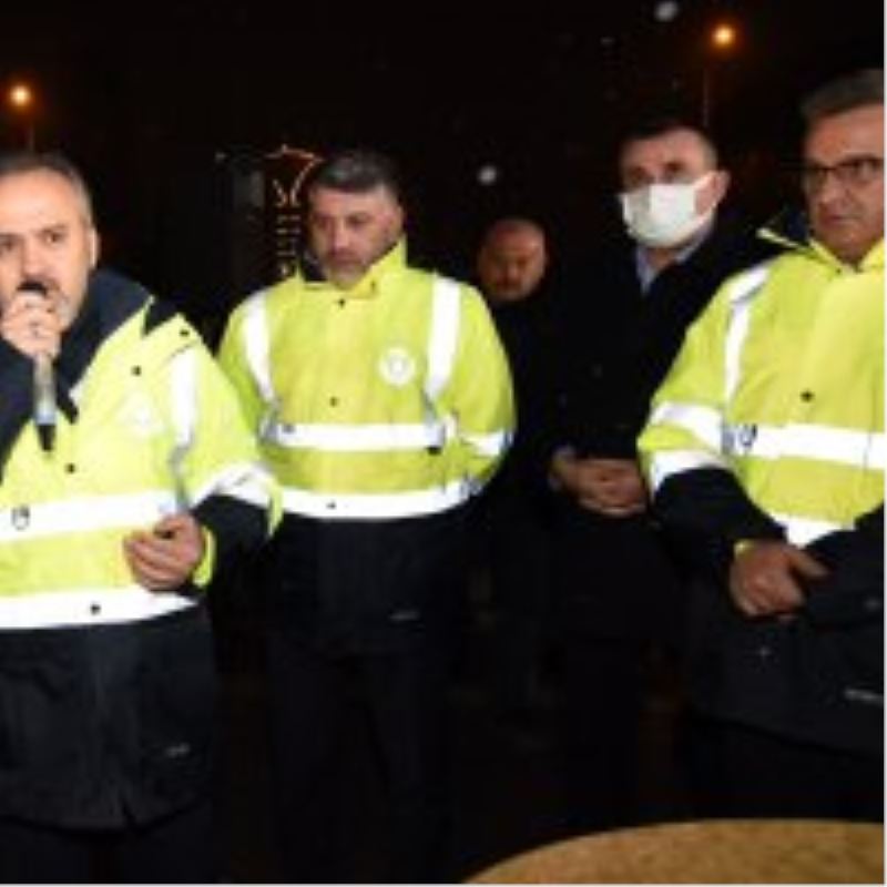 Ulaştıran ekibe, şantiyede moral ziyareti