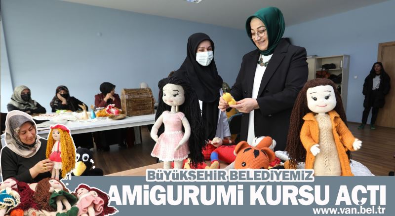 BÜYÜKŞEHİR BELEDİYESİ AMİGURUMİ KURSU AÇTI