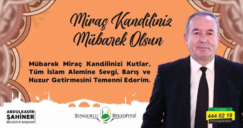 Miraç Kandiliniz Mübarek Olsun