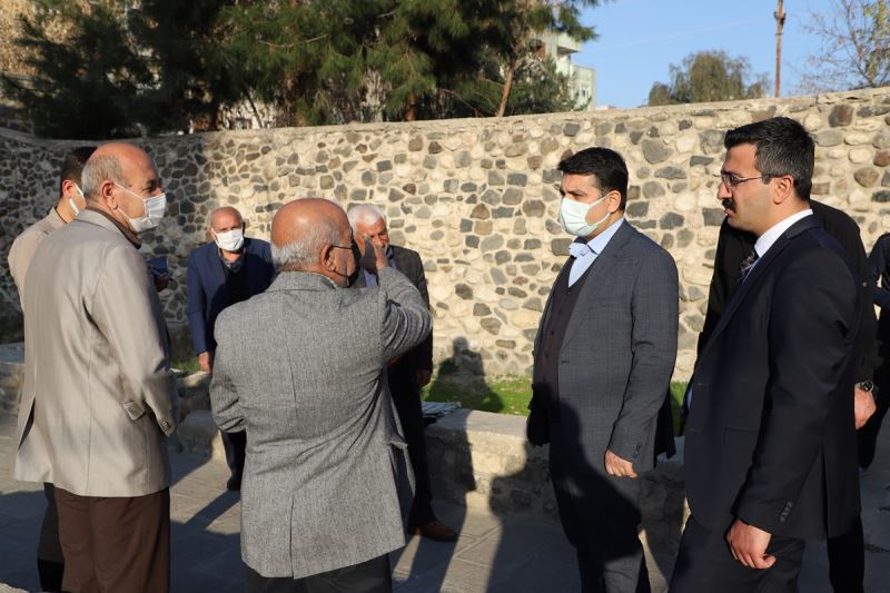Kaymakam / Belediye Başkan V. Mehmet Tunç, Tarihi Mekanlarda İncelemelerde Bulundu.