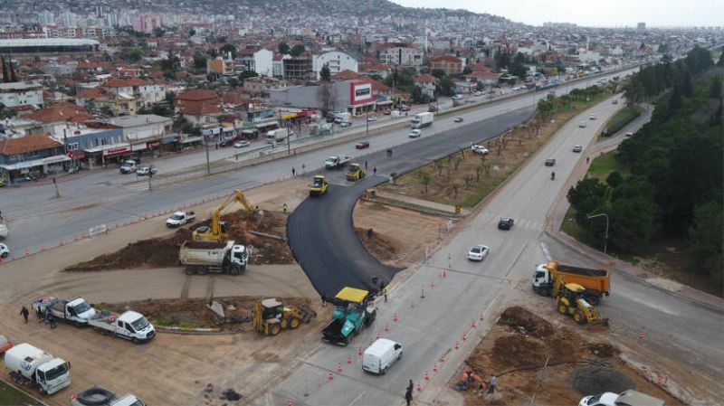 Büyükşehir’in kavşak düzenleme çalışmaları sürüyor     Kepezaltı ile otogar arasını rahatlatacak çalışma