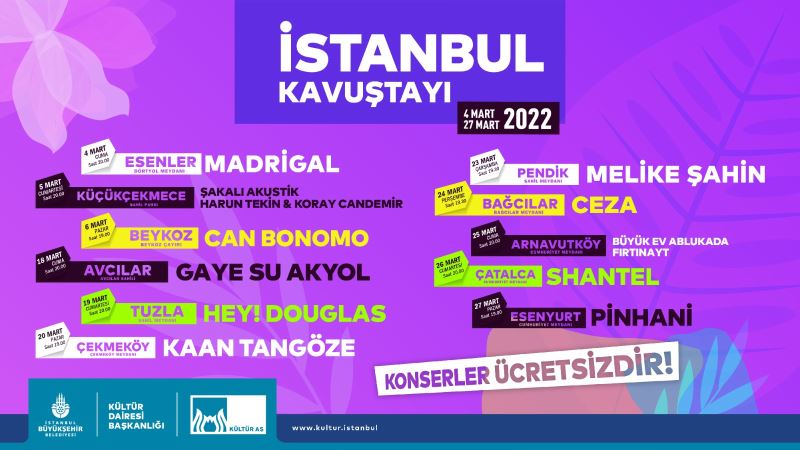 İSTANBUL’UN MEYDANLARI MÜZİKLE BULUŞUYOR