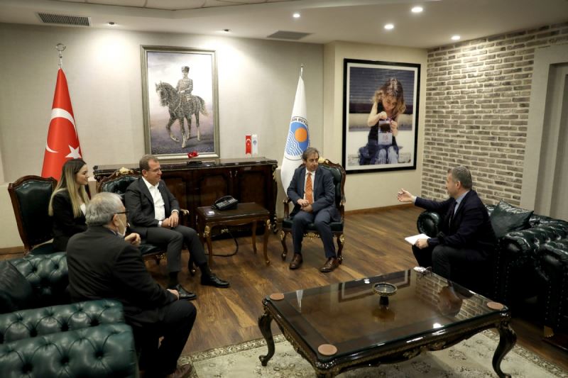 AB Türkiye Delegasyonundan Başkan Seçer’e Ziyaret