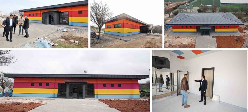 BAŞKAN FADILOĞLU, GAZİKENT ANNE-ÇOCUK SPOR MERKEZİ’Nİ İNCELEDİ
