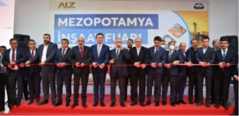 Vali Münir Karaloğlu, 10. Mezopotamya İnşaat Fuarı açılış törenine katıldı