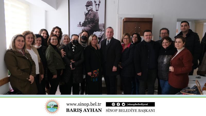Belediye Başkanımız Barış AYHAN Sınırlı Sorumlu Sinop Kadın Emeğini Kalkındırma Kadın Girişimi Üretim ve İşletme Kooperatifi Genel Kuruluna katıldı.