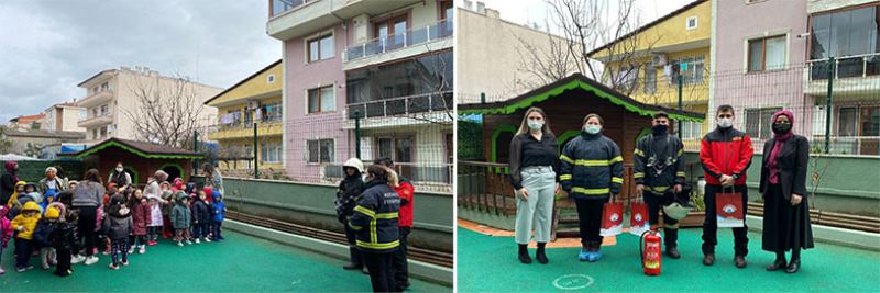 Kocaeli İtfaiyesinden her yaş grubuna yangın eğitimi