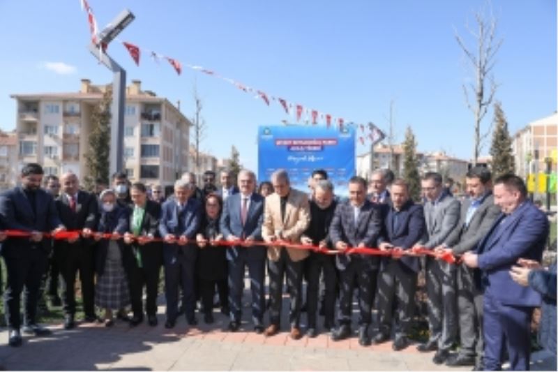 Şevket Beysanoğlu Parkı hizmete açıldı