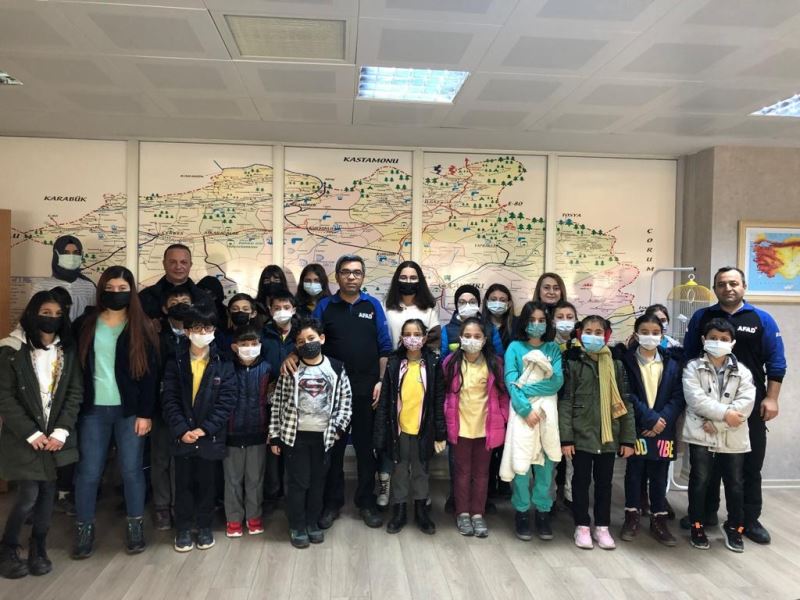 Çocuklar Doğal Afetler Hakkında Bilgi Aldı