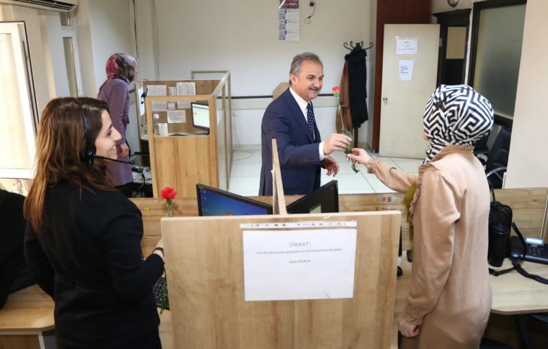 BAŞKANIMIZ, BAYAN PERSONELİMİZİN GÜNÜNÜ KUTLADI