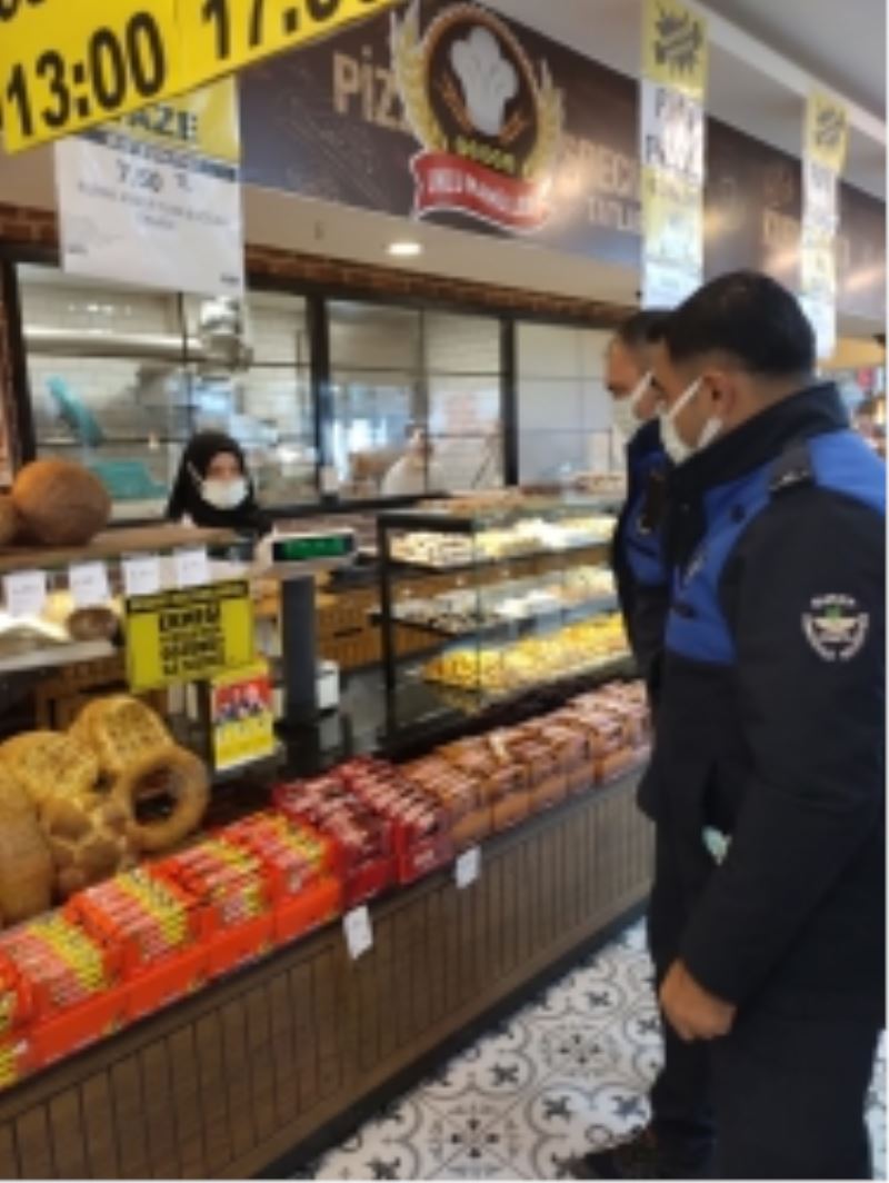 Zabıtadan Kasa ve Raf Fiyatı Denetimi
