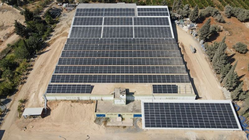 MESKİ, Çatı Tipi Güneş Enerji Santrallerini Devreye Aldı