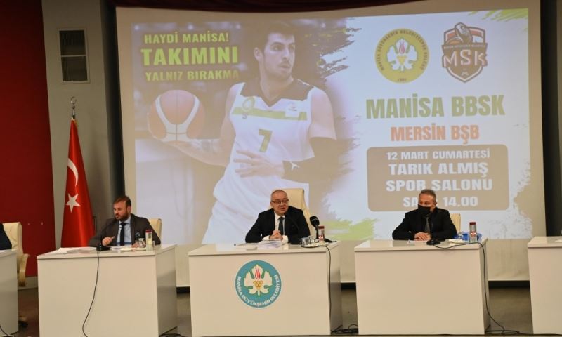Başkan Ergün, Manisa BBSK-Mersin BŞB Maçına Davet Etti