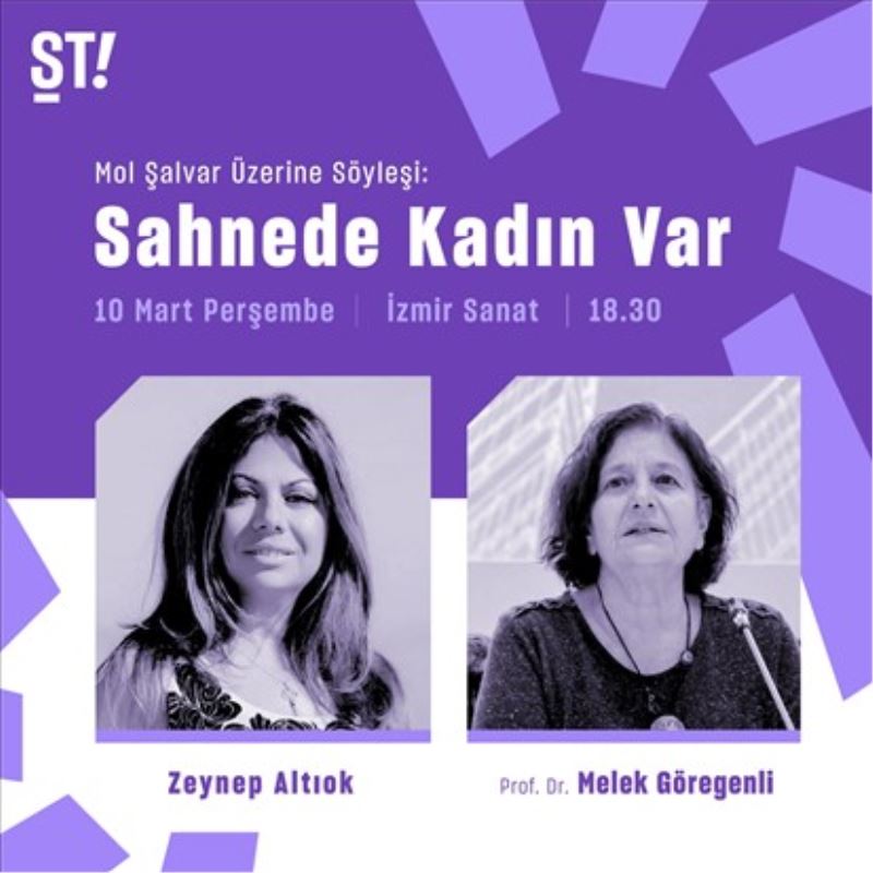 Mor Şalvar “kadın” söyleşisiyle sahnede
