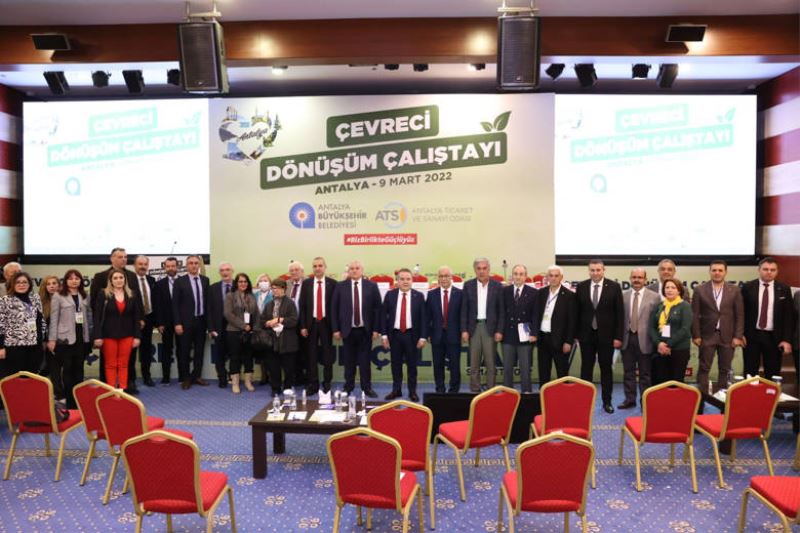 Çevreci Dönüşüm Çalıştayı Mart Ayı toplantısı yapıldı     Başkan Böcek, “Geçmişteki yanlış projelerin bedelini ödüyoruz”