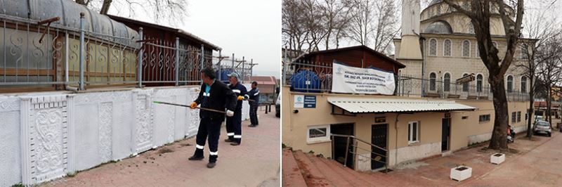 Büyükşehir, SEKA Camisi’nin şadırvan ve tuvaletlerini yeniledi