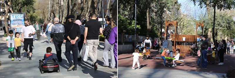 Cumhuriyet Bulvarı cıvıl cıvıl