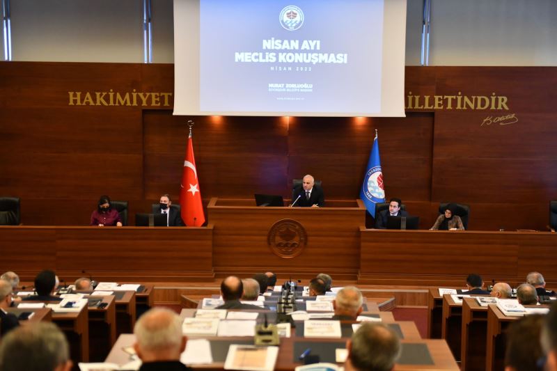 BÜYÜKŞEHİR BELEDİYE MECLİSİ NİSAN AYI İLK TOPLANTISI YAPILDI