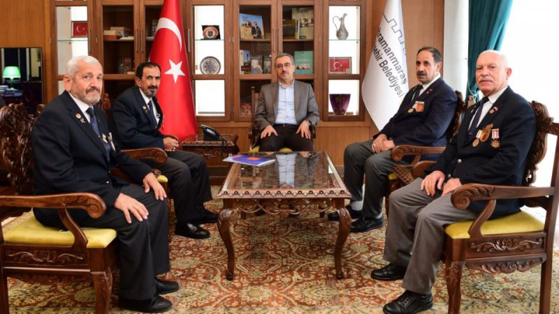 Başkan Güngör Muharip Gaziler Derneği Üyelerini Ağırladı