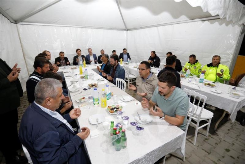 Başkan Taban Polis Memurlarıyla İftar Sofrasında Bir Araya Geldi